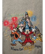 DISNEYLAND RESORT EMBROIDERED MEN&#39;S XL BASEBALL SWEATSHIRT JACKET NEW - £34.76 GBP