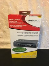 MAGNAVOX AUDIO/VIDEO SELECTOR SWITCHBOX WITH RF MODULATOR M61151 NIB - £25.39 GBP