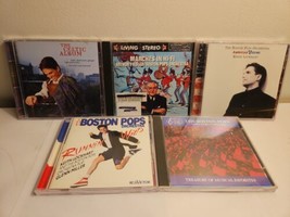 Lot of 5 Boston Pops CDs: Celtic Album, American Visions, Running Wild - £11.38 GBP