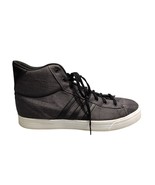 Adidas Sneakers Mens Size 12 Gray Logo Round Toe Mid Top Rubber Sole Lac... - $33.99
