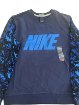 Nike Men’s Sweatshirt Collegiate Style Blue Camouflage Large 679389-410 - £27.13 GBP