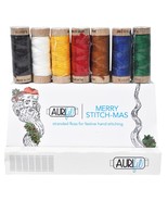 Aurifil Merry Stitch-Mas Floss Collection 7 Small Spools - $49.33 CAD