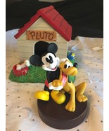 1998 Disneyana Convention Love &amp; Laughter LE Mickey And Pluto Figurine &amp;... - £111.07 GBP