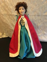 QUEEN MARY II PORCELAIN DOLL FRANKLIN MINT HEIRLOOM QUEENS OF ENGLAND SERIES - £58.73 GBP