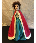 QUEEN MARY II PORCELAIN DOLL FRANKLIN MINT HEIRLOOM QUEENS OF ENGLAND SE... - $74.95