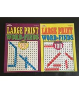 KAPPA LOT OF (2) LARGE PRINT WORDFINDS VOLUME 197 198 2015 160 PUZZLES NEW - £6.09 GBP