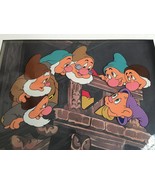 WALT DISNEY THE SEVEN DWARFS ANIMATION ART SNOW WHITE CEL LTD EDITON SER... - $140.12