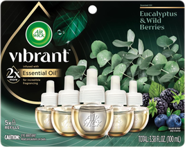 Scented Oil - Vibrant Refill Eucalyptus &amp; Wild Berries 5 Ct. - £15.13 GBP
