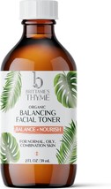 Brittanie&#39;s Thyme Organic Balancing Witch Hazel Facial Toner, 4 oz | Peppermint  - £23.97 GBP
