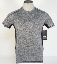 90 Degree By Reflex Charcoal Short Sleeve Athletic Shirt Men&#39;s NWT - £39.10 GBP