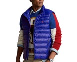 Polo Ralph Lauren Mens Packable Quilted Vest in Heritage Royal Blue-Medium - $129.99