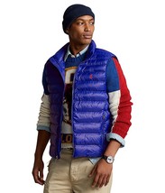 Polo Ralph Lauren Mens Packable Quilted Vest in Heritage Royal Blue-Medium - £101.80 GBP