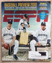 ESPN Magazine April 5 2010- Baseball Preview Seattle Mariners Cover, Kob... - $6.95