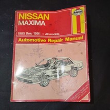 Haynes 1341 Nissan Maxima 1985-1991  All Models Repair Manual Book - $5.00