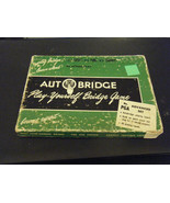 Vintage Auto Bridge Play-Yourself Bridge Game No. PGA Advanced Set Group 19 - £23.50 GBP