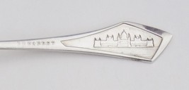 Collector Souvenir Spoon Hungary Budapest Parliament Building Embossed Handle - £12.01 GBP