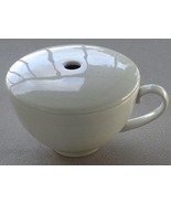 Gently Used Ceramic Teacup with Vented Lid - KEEPS TEA HOT - VERY NICE ITEM - £11.82 GBP