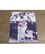 HANK AARON BRAVES BREWERS HOF SIGNED AUTO COLOR 8X10 PHOTO  - $59.99