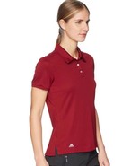 Adidas Golf Tournament Solid Short Sleeve Polo Shirt Womens Size 2XL Bur... - £14.40 GBP