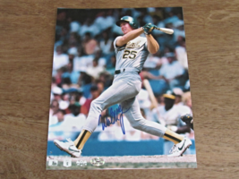 MARK MCGWIRE OAKLAND A&#39;S SIGNED AUTO 8X10 COLOR PHOTO STAT LETTER - £54.98 GBP