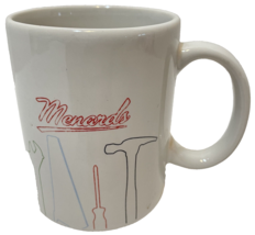 Vintage Menards Tools Advertising Coffee Tea Cup Mug 3 x 4 inches - £9.95 GBP