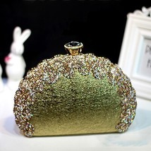 Women Crystal Handbags Evening Clutch Bags  Crossbody  Bags Retro Wedding Bride  - £192.90 GBP