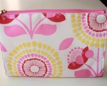 Clinique pink floral print cosmetic makeup bag 10 thumb155 crop