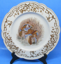 Mark Roberts Decorative Collectable Fowl Plate Hand Painted Raised Gold Trim - £15.98 GBP