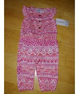 CARTER&#39;S BABY GIRL PINK/WHITE 1-PC SUIT-NB-NWT-COTTON/VISCOSE-CUTE/SOFT/... - $6.80 CAD