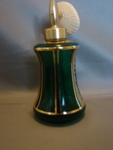 Holmspray Perfume Bottle Extensive Gold Designs Western Germany - $16.99