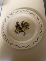 2 Poppy Trail Charger Plates Metlox Rooster Poppytrail CALIFORNIA..12 Inch - £18.38 GBP