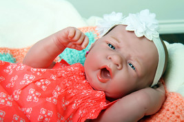 My Angel Baby Girl Lifelike Newborn Reborn Pacifier Doll washable soft vinyl - £112.59 GBP