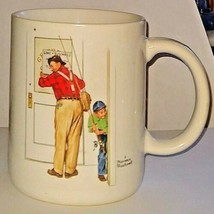 Norman Rockwell Mug Closed for Business Vintage - $31.69