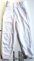 Franklin White Baseball Pants Youth Xs W=9.5&quot; L=25.5&quot; Elastic WAIST/CUFFS - Nice - £11.21 GBP