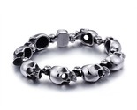 Ll men bracelet stainless steel punk charm chain bff bracelets male gothic jewelry thumb155 crop