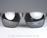 Oakley Holbrook Metal POLARIZED Sunglasses OO4123-0655 Gunmetal W/PRIZM ... - £116.76 GBP