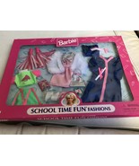 1997 School Time Fun Fashions Barbie Clothes And Accessories Nrfb - £35.37 GBP