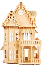 Nwfashion Children&#39;S 17&quot; Wooden 6 Rooms DIY Kits 3D Puzzle for Christmas... - £29.72 GBP