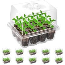 Transparent Seedling Tray Kit - 10 Packs for Optimal Growth &amp; Root Obser... - $54.40