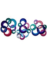 Colorful Circle Abstract Art Wood Wall Sculpture, Home decor, Unique Art - $610.55 CAD