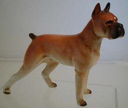 Fabulous 1940s BOXER Figurine in Fine Bone China - £41.38 GBP