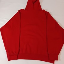 Jerzees NuBlend CMHS SOCCER Men's L Cotton Blend Red Hoodie Pullover Sweatshirt image 14
