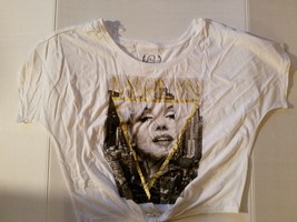 Hollywood Legand Women Jouniors T Shirt Size L 11-13 Marilyn  NWT Black - £11.98 GBP