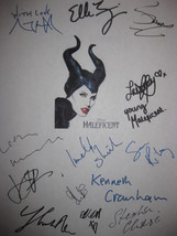 Maleficent Signed Film Movie Screenplay Script X13 Autograph Angelina Jo... - £15.94 GBP