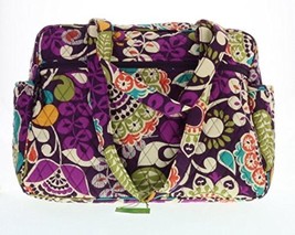 Vera Bradley Baby Bag (Plum Crazy with Solid Purple Interior) - £71.92 GBP