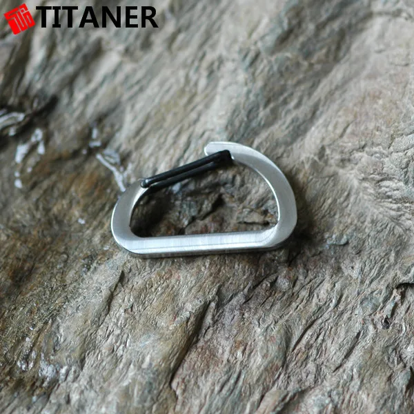High Quality Titaner Titanium Carabiner Bulk Mini Key Chain Quick Release Clip - £22.96 GBP