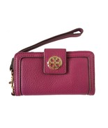 Tory Burch Amanda Smart Phone Wallet Wristlet in Fuchsia Leather (FOR iP... - £31.93 GBP