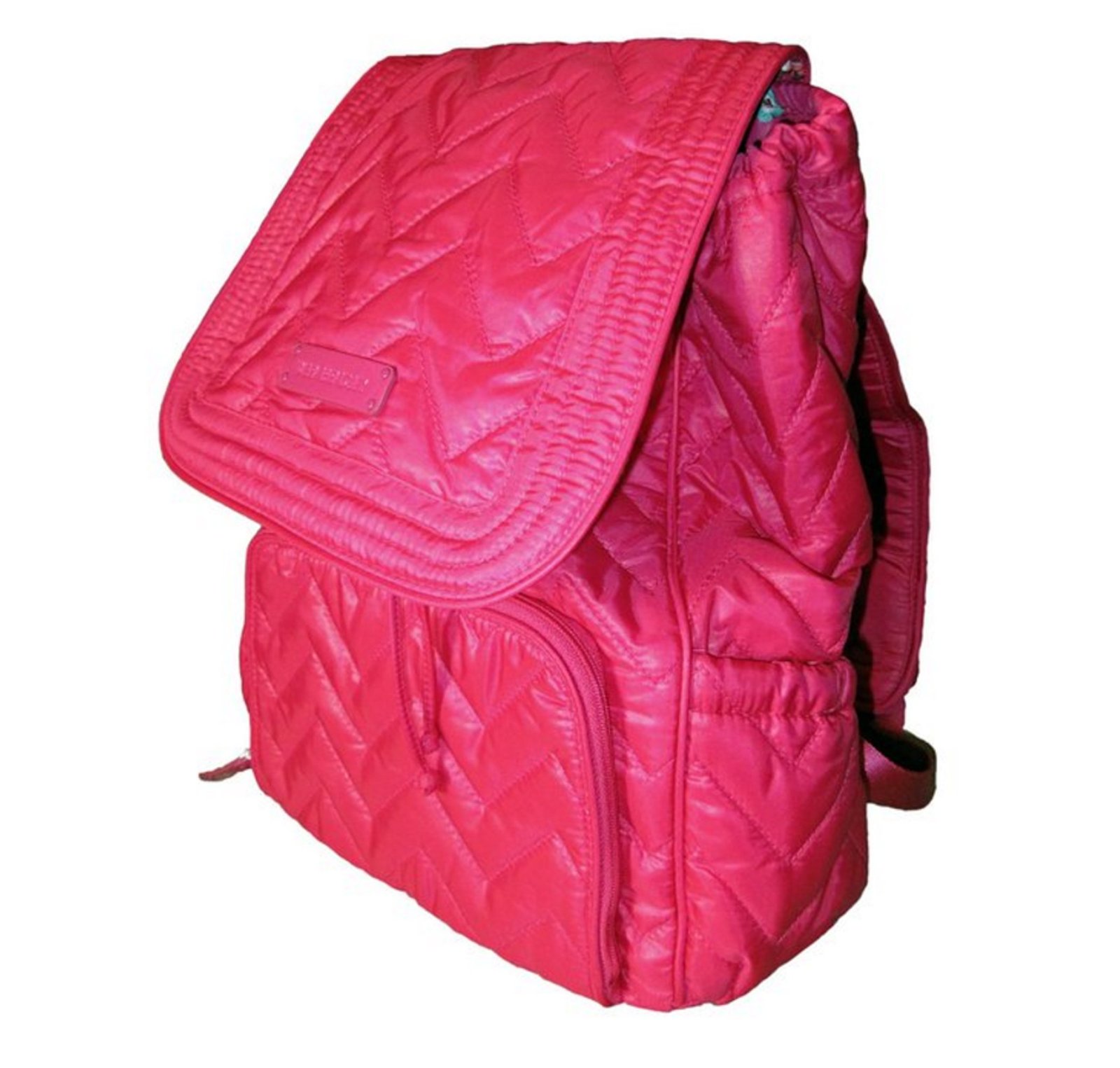 Vera Bradley Puffy Backpack in Fuchsia Pink Nylon - NWT - $64.95