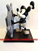 Disney Mickey Steamboat Willie 85th Anniversary Medium Big Fig Figurine - £1,180.44 GBP