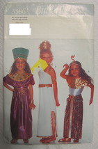 Egyptian Princess Set of Sewing Patterns Child Butterick 3586 Halloween - $7.13